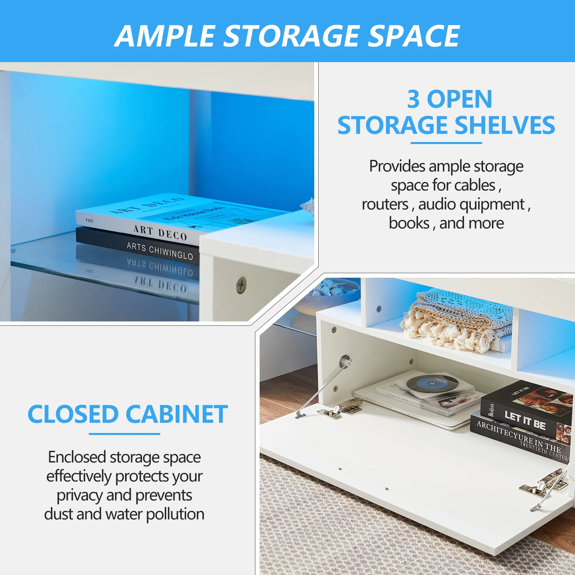 UHOMEPRO TV Stand for TV up to 70