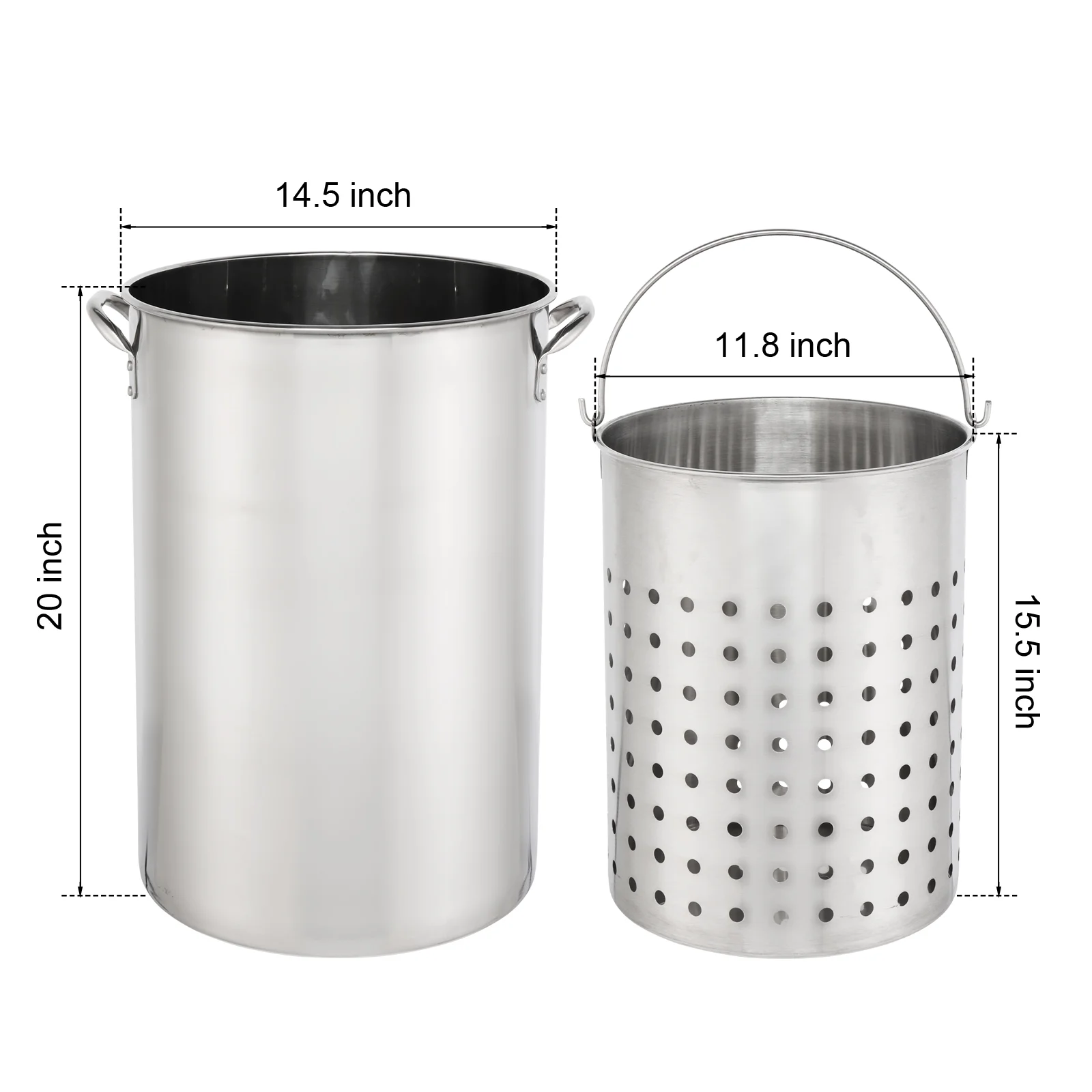 Ktaxon Propane Outdoor Fryer Stainless Steel Frying/Boiling Turkey Fryer Pot 50QT