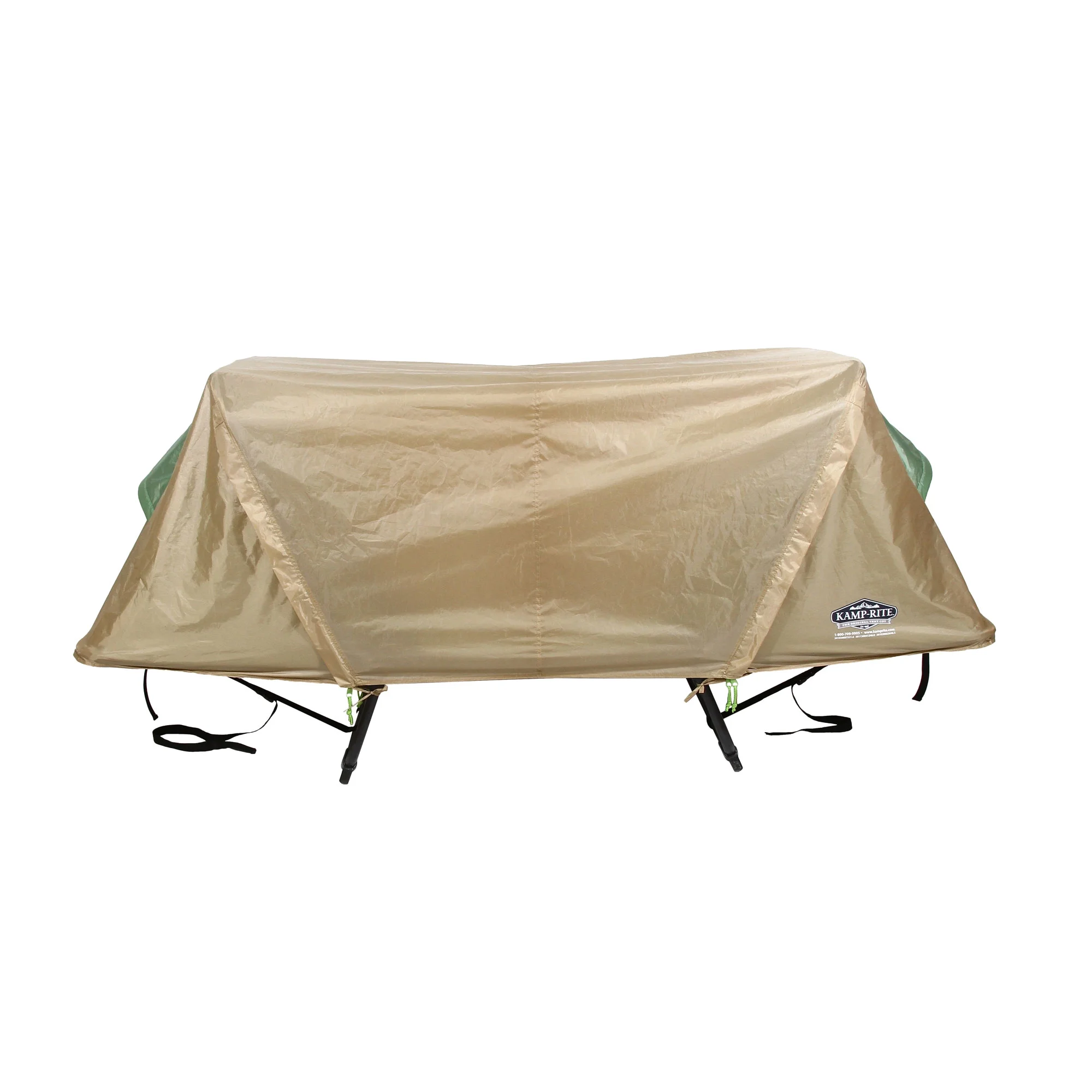 Kamp-Rite Original Portable Versatile Cot, Chair, & Tent, Green (2)