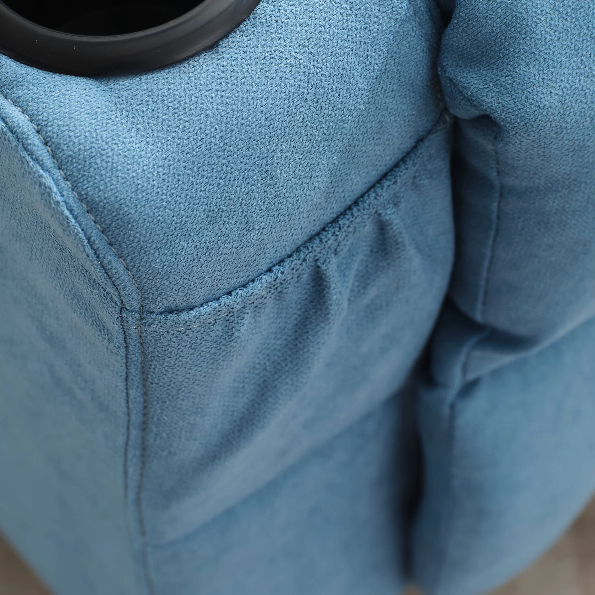 JONPONY Manual Recliner Chair with Heat Therapy and Massage Function, Heavy Duty Reclining Mechanism Massage Chair, Elderly Single Rocker Sofa with Cup Holders for Bedroom Home Theater,Grey