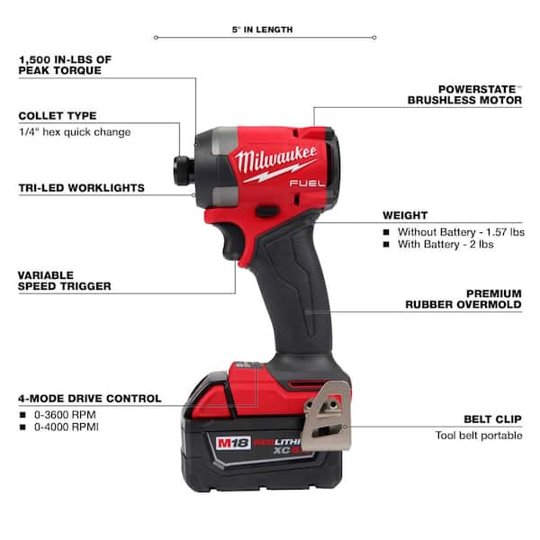M18 FUEL 18-Volt Lithium Ion Brushless Cordless Combo Kit 4-Tool with ROCKET Dual Power Tower Light
