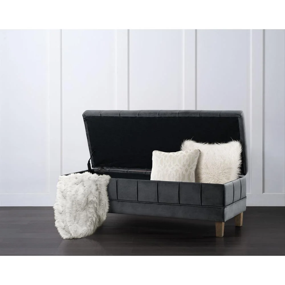 Picket House Furnishings Jude Tufted Storage Ottoman