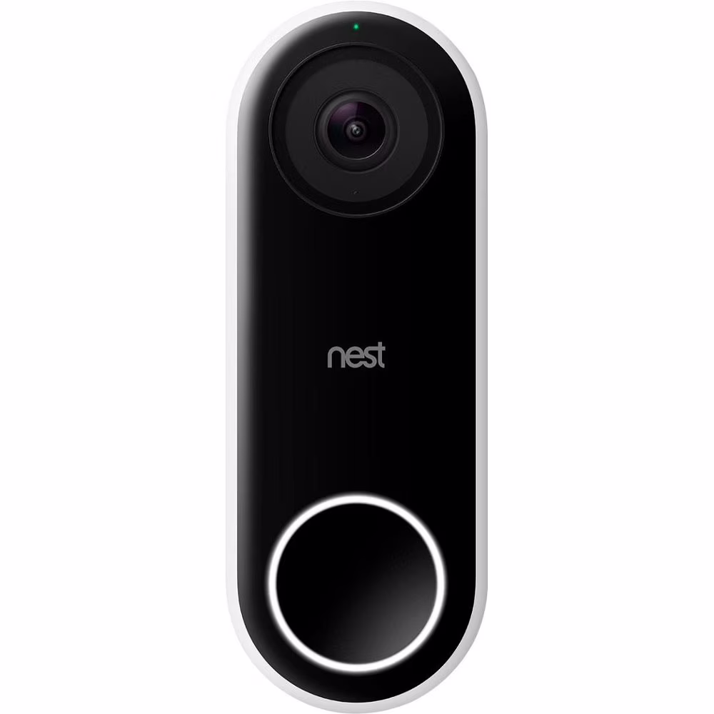 Google Nest Hello Wi-Fi Wired HD Video Doorbell, White