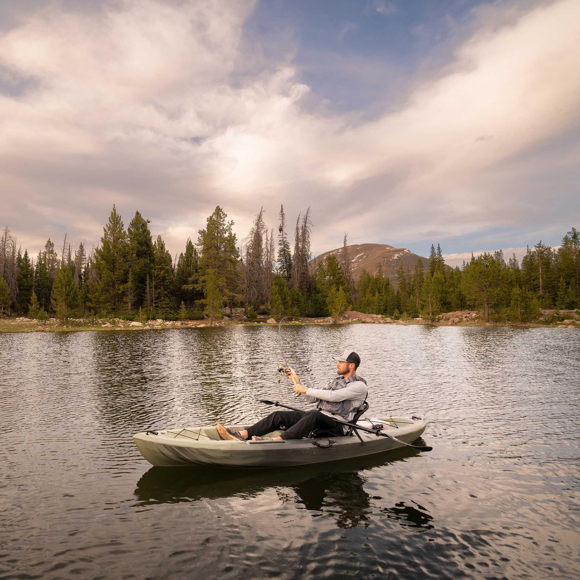 Lifetime Kenai Pro Angler 100 Kayak Moss Fusion - 91149