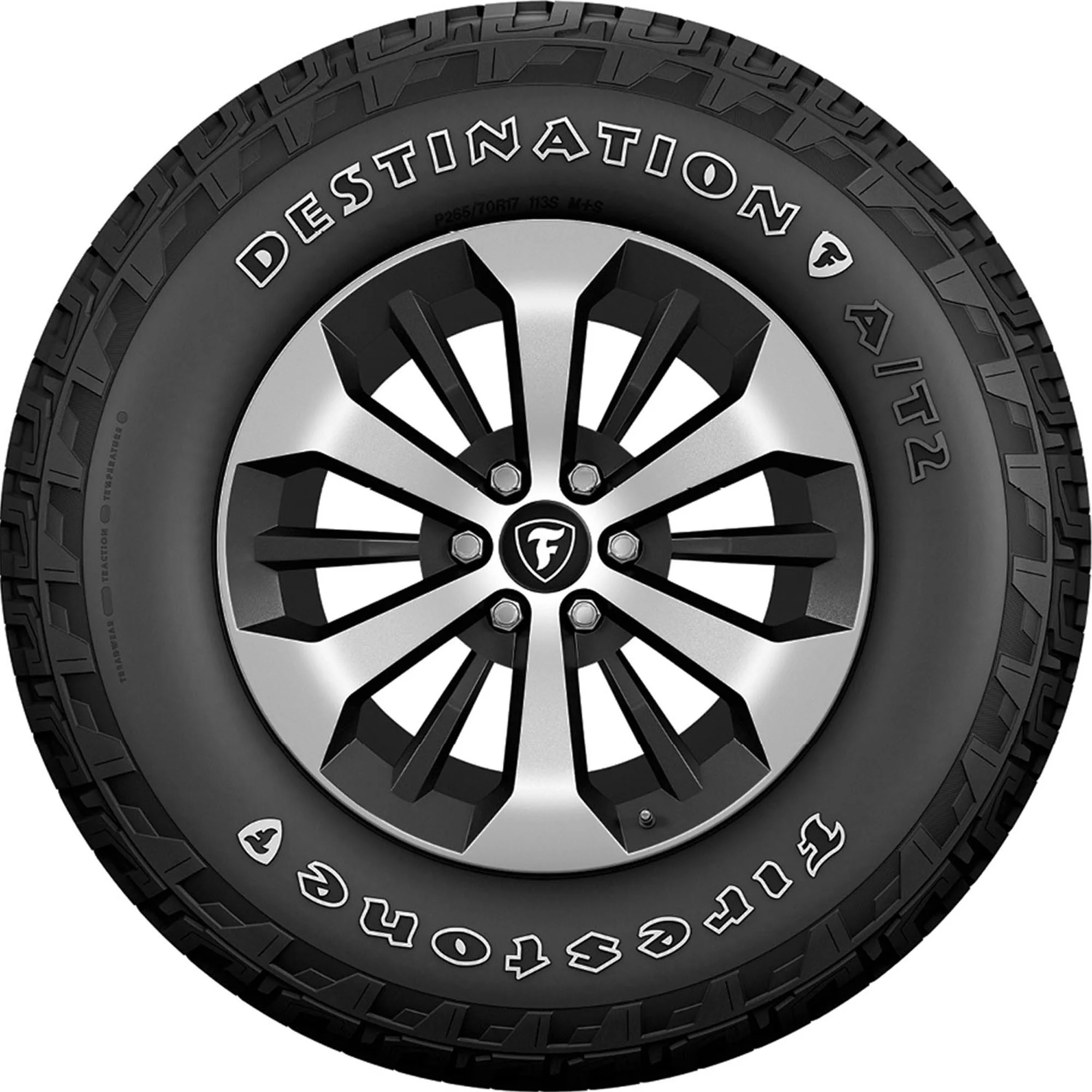 Firestone Destination A/T2 All Terrain P285/70R17 117T Passenger Tire