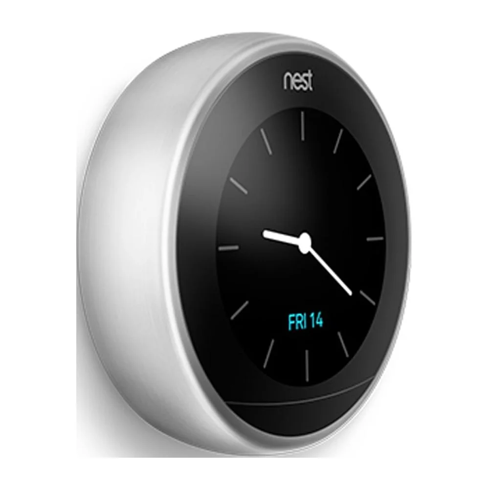 Nest Learning Thermostat - 3rd Generation - Stainless Steel with Nest Temperature Sensor