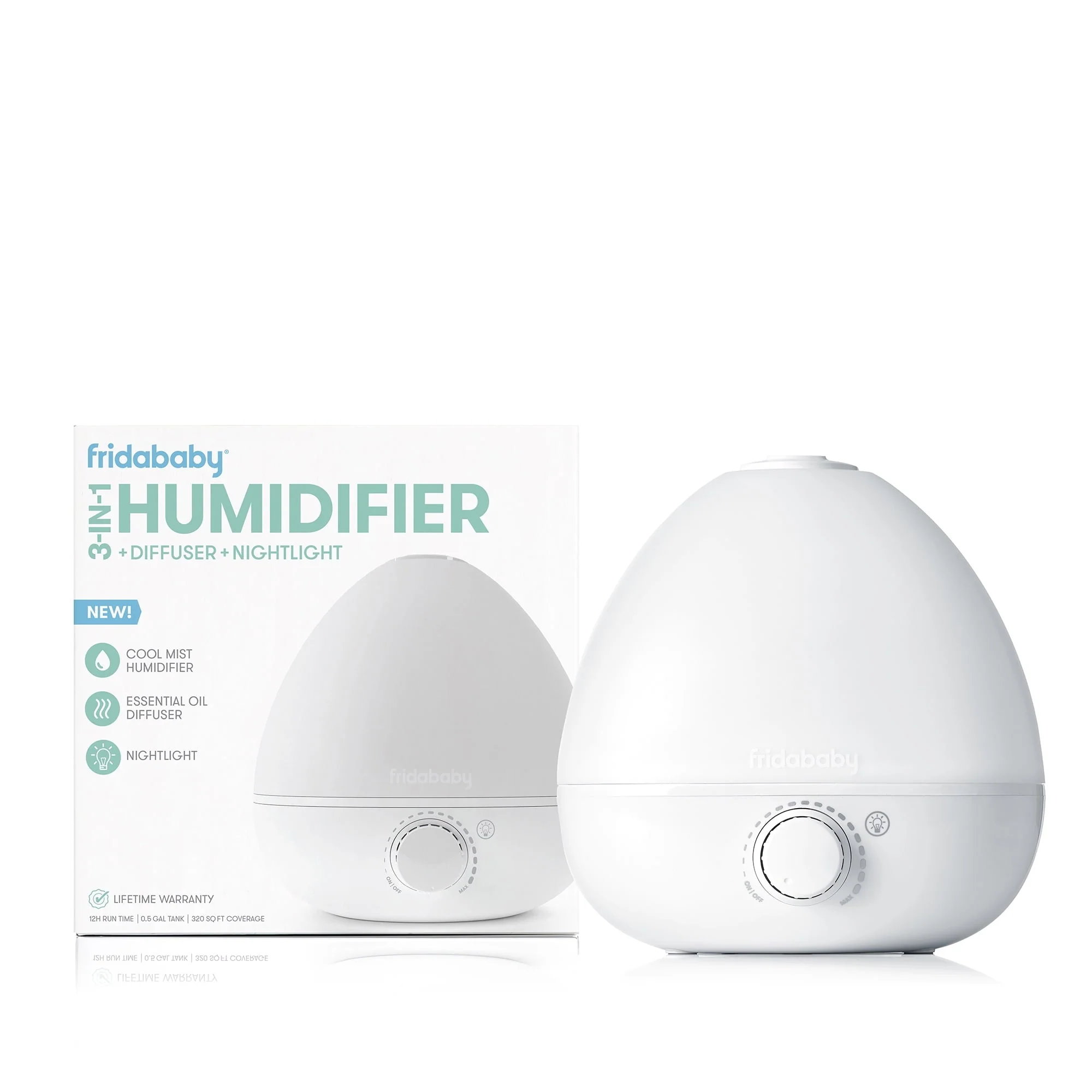 Fridababy BreatheFrida 3-in-1 Humidifier, Diffuser and Nightlight
