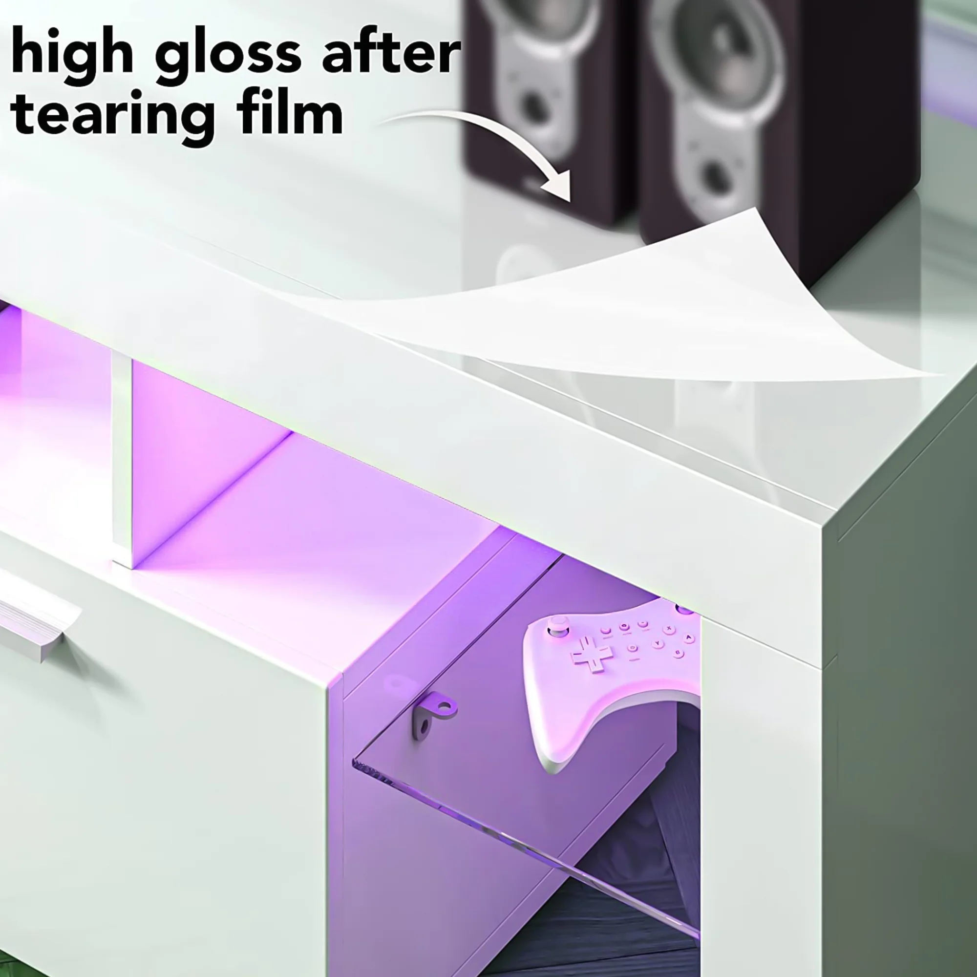 UHOMEPRO TV Stand for TV up to 70