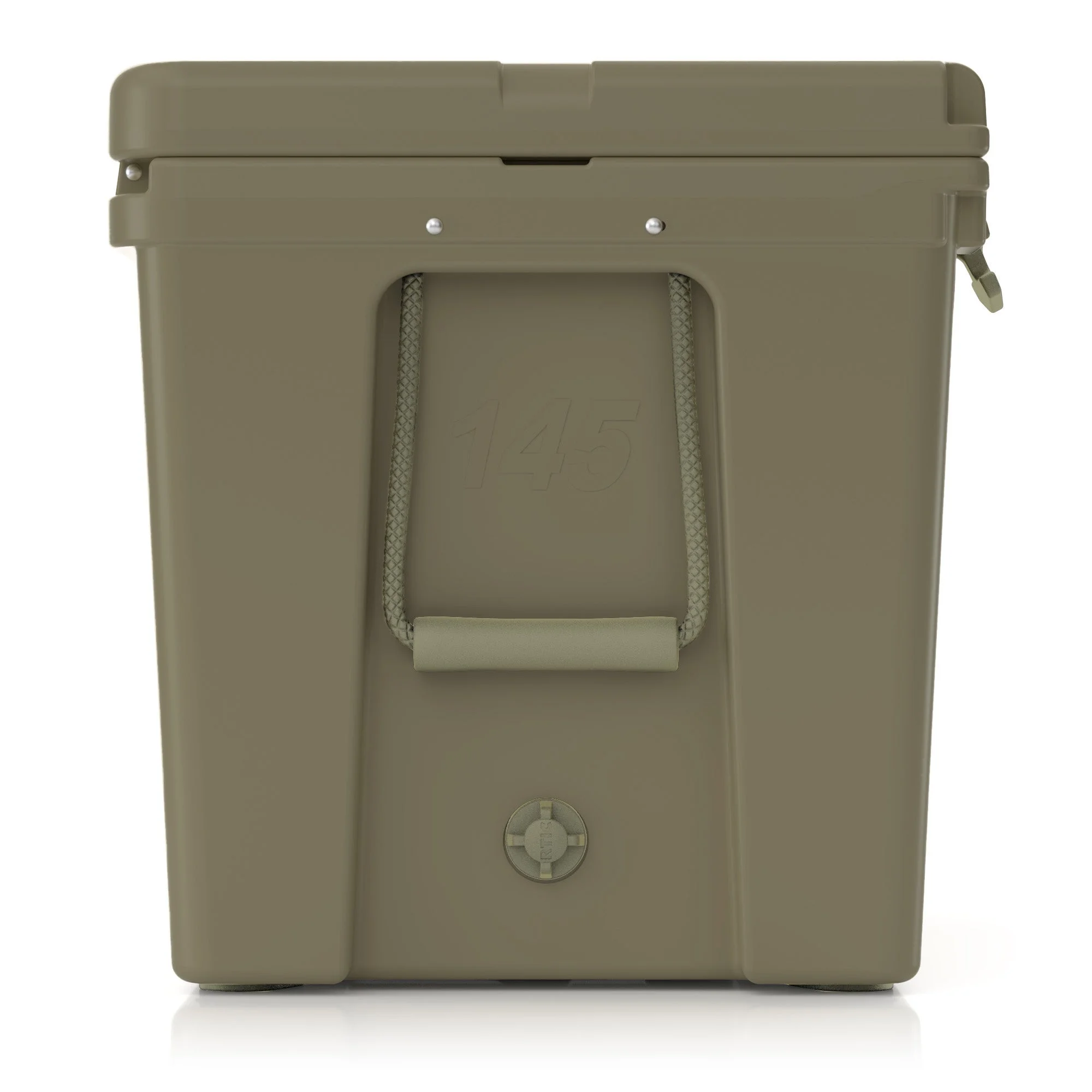 RTIC 145 QT Ultra-Tough Rotomolded Hard-Sided Ice Chest Cooler, White, Fits 195 Cans