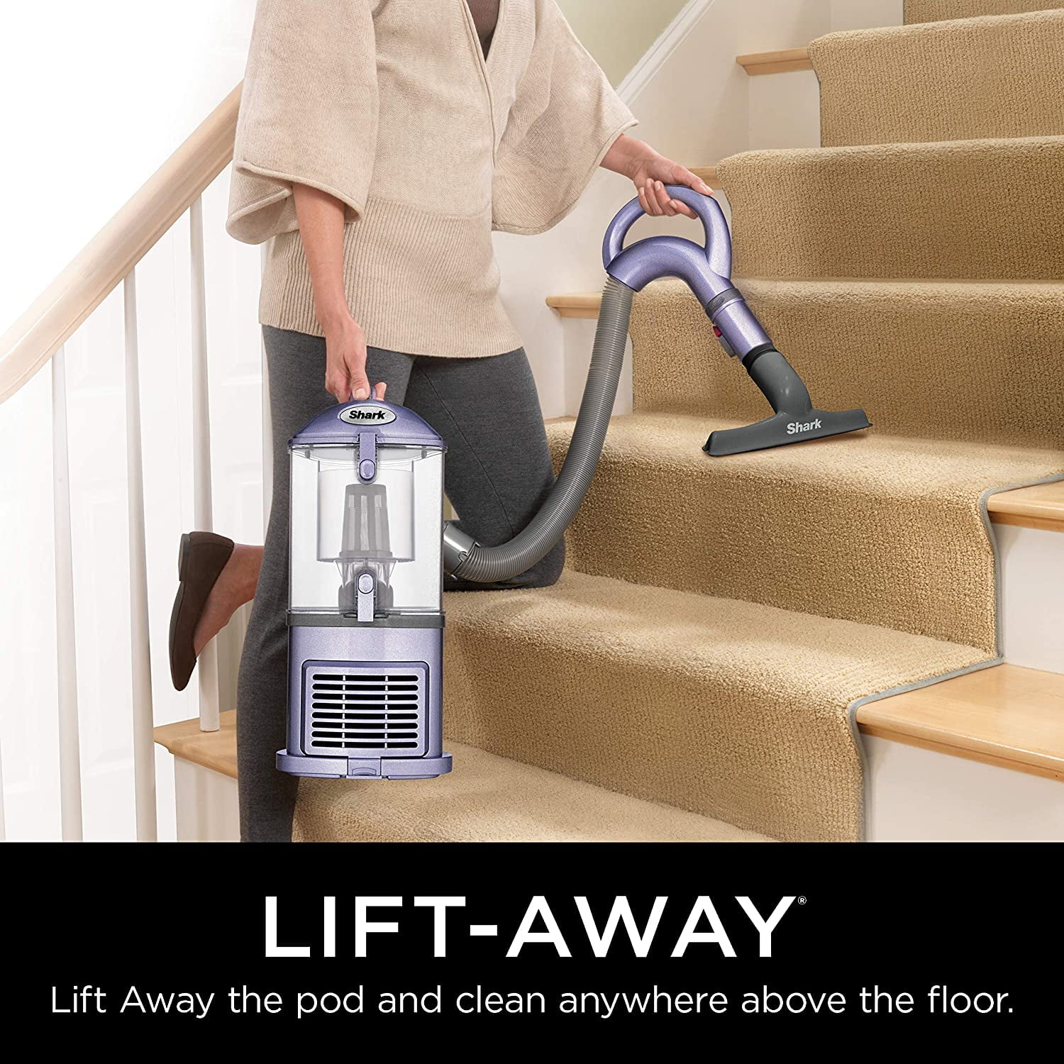 Shark Navigator Lift-Away Bagless Upright Vacuum - Lavender