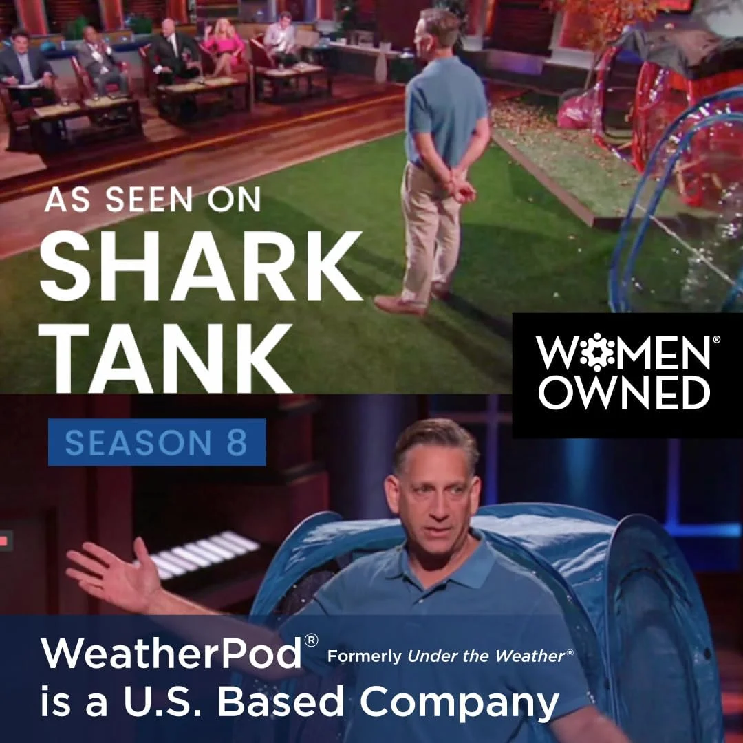 ®   WeatherPod ®   ChairPod ®   - 1 Person Wearable Pod for Wheelchairs, Folding Chairs, Camping Chairs, Offers Protection from The Wind, Rain, and Cold - Chair Tent for Sports