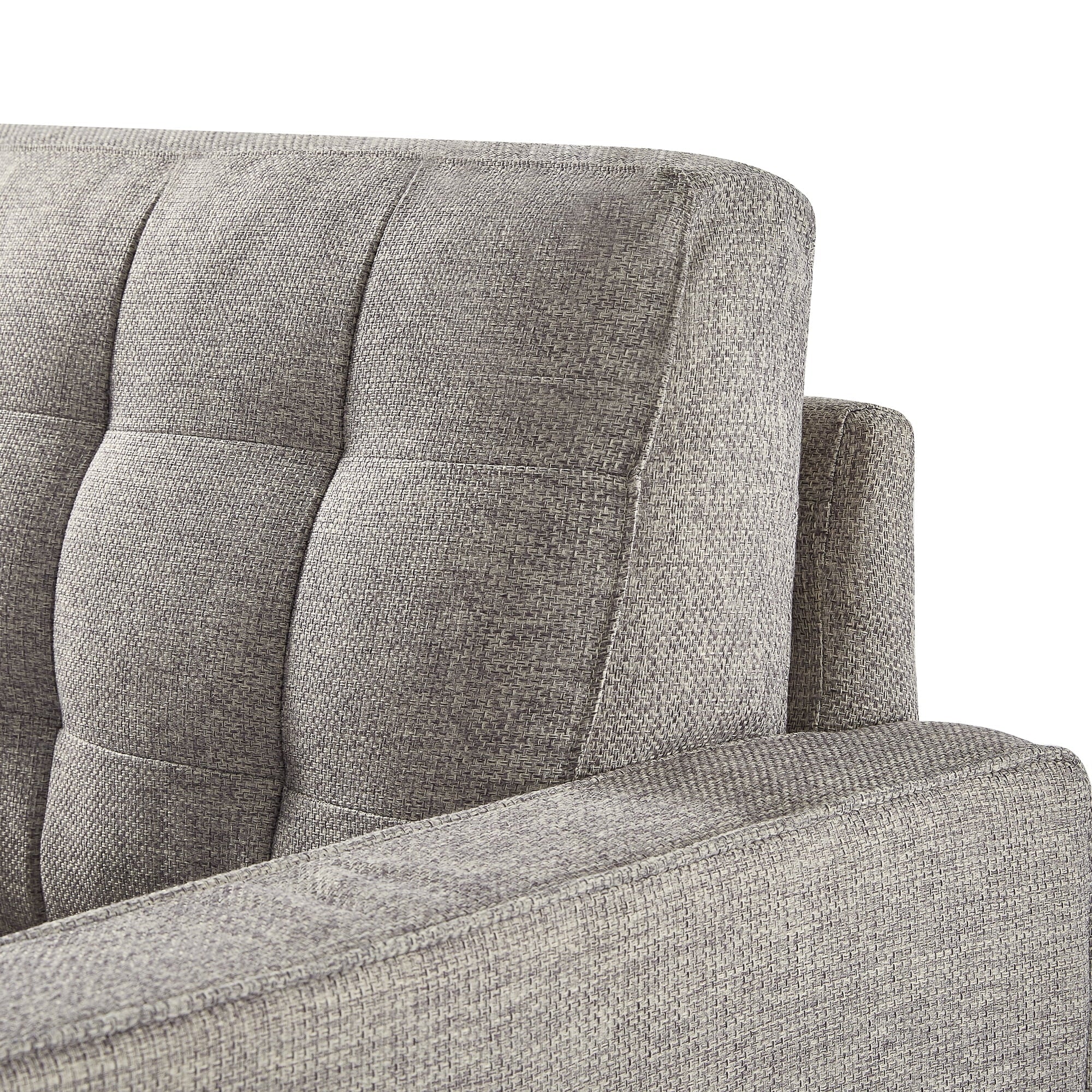 Zinus Benton 2-Seater Loveseat, Soft Grey